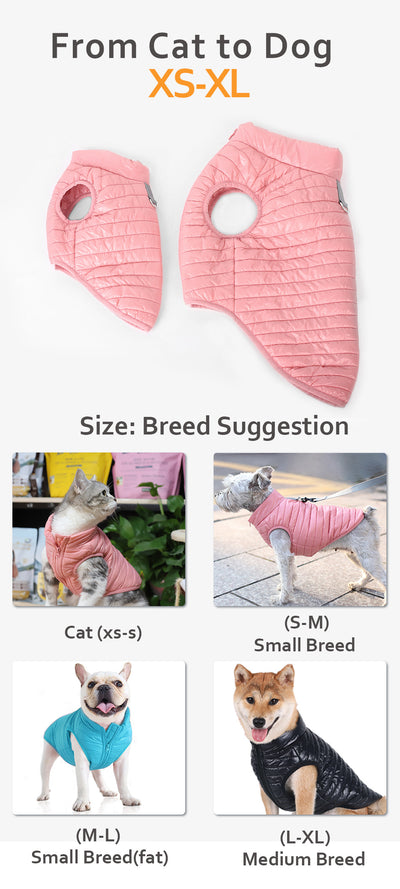 Abrigo Impermeable para Perros Otoño e Invierno con Cierre de Cremallera - Image 11