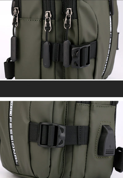 Mochila Cruzada Multifuncional para Hombre - Bolsa Pecho y Hombro - Image 29