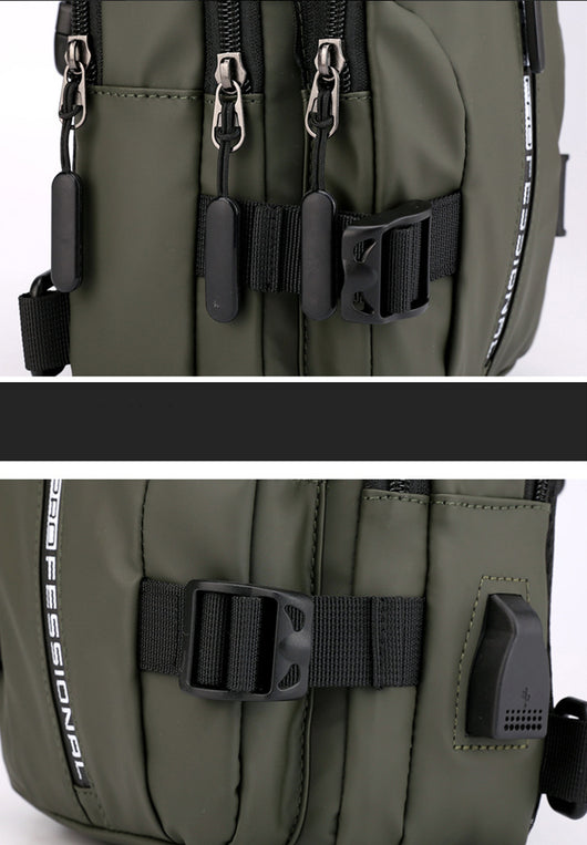 Mochila Cruzada Multifuncional para Hombre - Bolsa Pecho y Hombro - Image 29