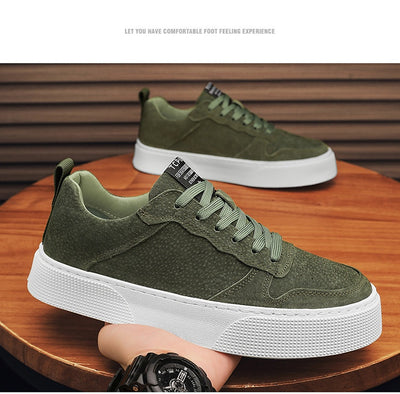 Tenis Deportivos Casuales Plataforma para Hombre Talla Grande 46 Transpirables - Image 16