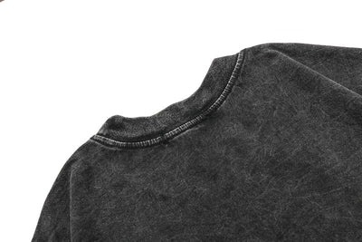 Camiseta Manga Corta Estampado Calavera Desgastada para Hombre - Image 15
