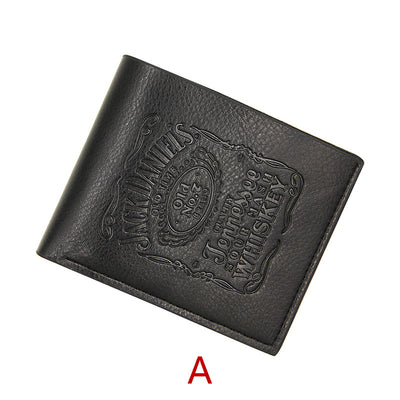 Cartera Corta para Hombre PU Negro de Moda - Image 3
