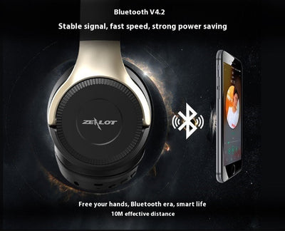Auriculares Bluetooth Deportivos Plegables con Ranura para Tarjeta - Image 14