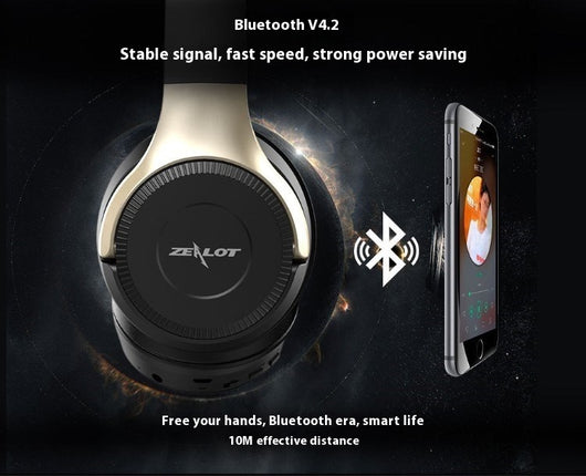 Auriculares Bluetooth Deportivos Plegables con Ranura para Tarjeta - Image 14