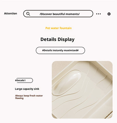 Dispensador Automático de Agua y Alimento para Gatos con Filtración Continua - Image 17