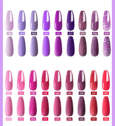 Set de 60 Colores de Esmalte de Uñas Removible con Adhesivo Funcional - Image 27