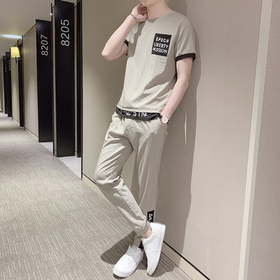 Conjunto Deportivo de Verano para Hombre - Camiseta Ice Silk y Shorts Trend - Image 11