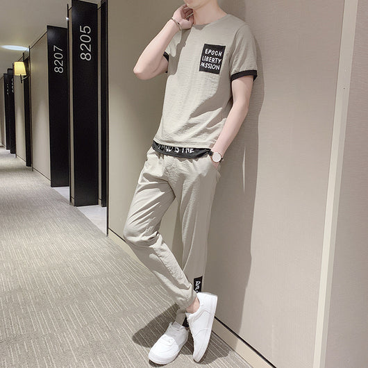 Conjunto Deportivo de Verano para Hombre - Camiseta Ice Silk y Shorts Trend - Image 11