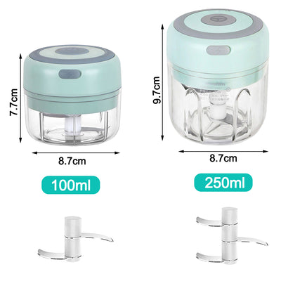 Picador Eléctrico de Ajo USB - Trituradora de Jengibre y Vegetales - Image 21