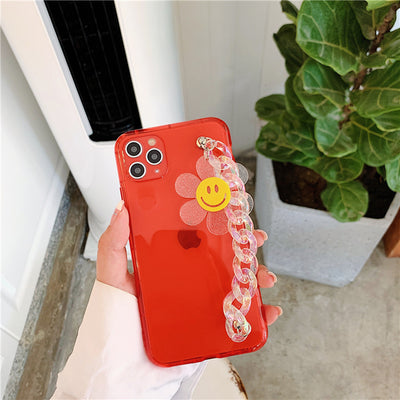 Funda para celular con cadena Smiley - Image 5