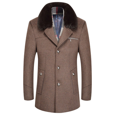 Abrigo de Lana Acolchado para Hombre - Otoño e Invierno - Image 4