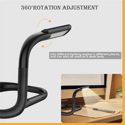 Lámpara LED Flexible para Lectura con Diseño Abrazo - Luz Ajustable sin Manos - Image 4