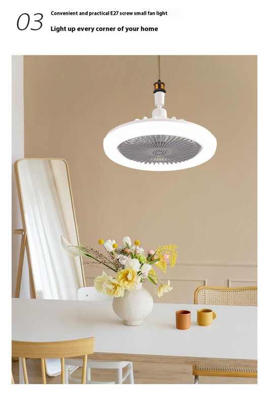 Ventilador LED Inteligente con Control Remoto y Luz Ajustable E27 - Image 17