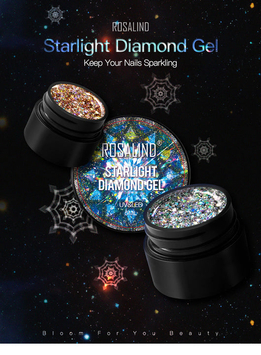 Esmalte de Uñas en Gel UV con Lentejuelas - Brillo Diamantado 5ML - Image 5