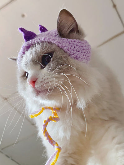 Gorro Tejido Dinosaurio para Gatos y Mascotas Pequeñas - Image 7