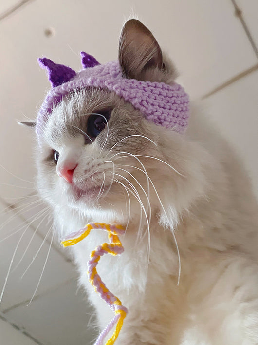 Gorro Tejido Dinosaurio para Gatos y Mascotas Pequeñas - Image 7