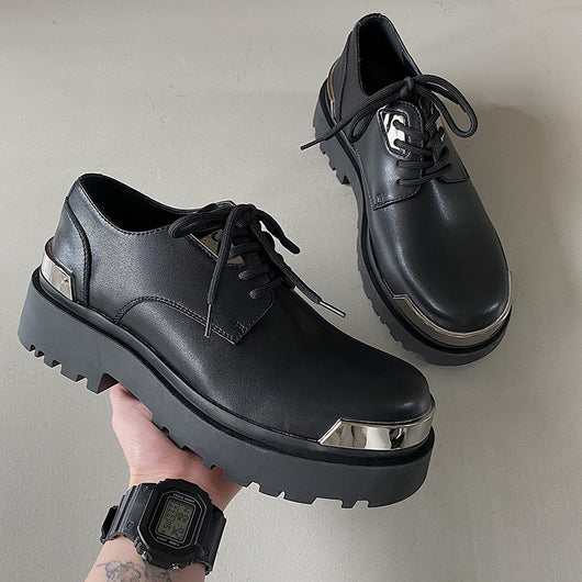 Zapatos Casuales de Cuero Estilo Británico con Suela Reforzada - Image 6