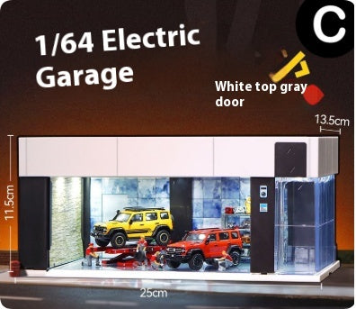 Puerta Enrollable Automática para Garaje con Luz LED y Almacenamiento - Image 2