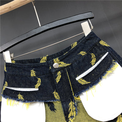 Shorts Vaqueros Ajustados de Cintura Alta para Mujer - Image 11