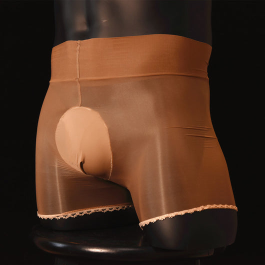 Ropa Interior Masculina Brillante Transparente Sexy