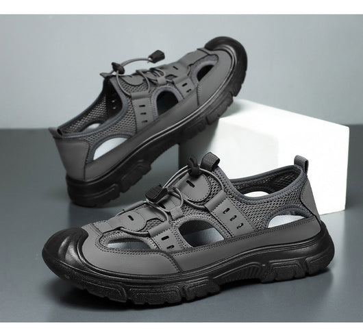 Sandalias Deportivas con Botón Giratorio para Hombre - Comodidad Playa y Casual - Image 12