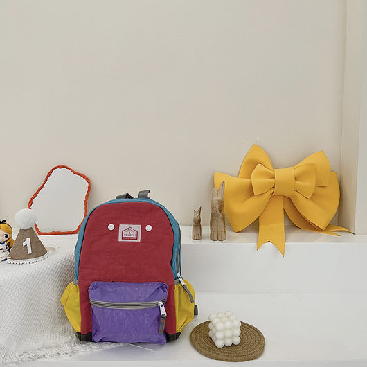 Mochila Infantil de Lona, Simple y Ligera con Protección de Columna para Niños y Niñas - Image 13