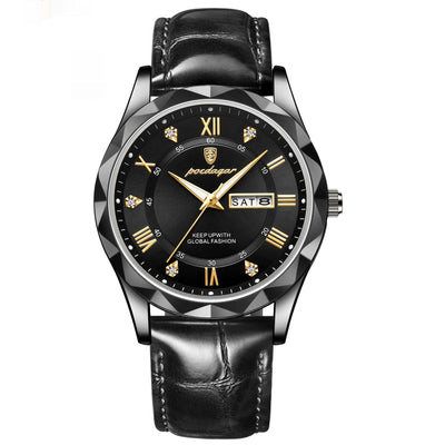 Reloj de Pulsera de Cuarzo Luxury para Hombre con Correa de Cuero - Image 29