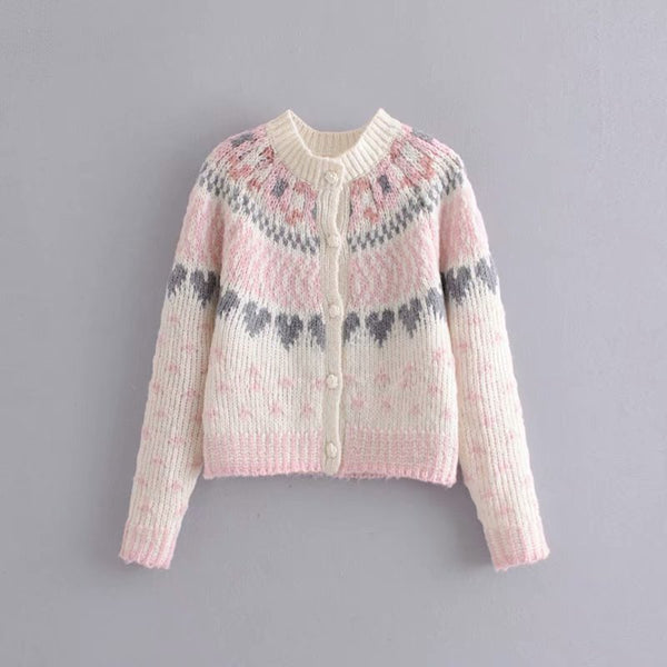 Cardigan Floral Otoño Invierno para Mujer - Diseño Romántico