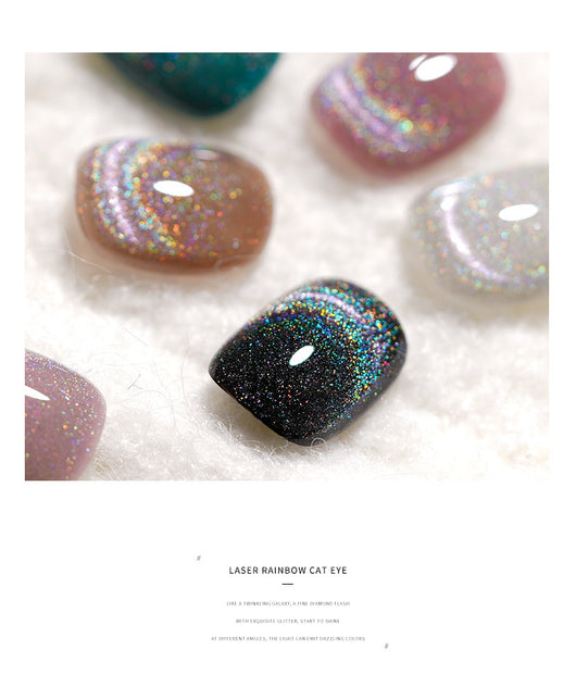 Esmalte de Uñas Efecto Ojo de Gato Láser Multicolor - Image 15