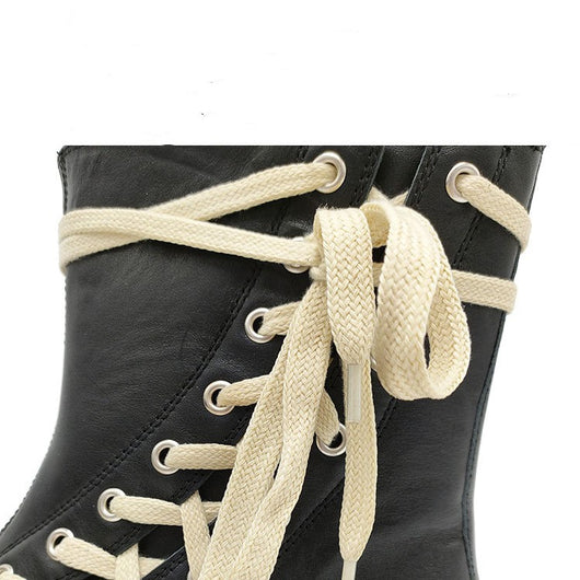 Botas Martin de Cuero con Cordones y Plataforma Elevadora - Image 9