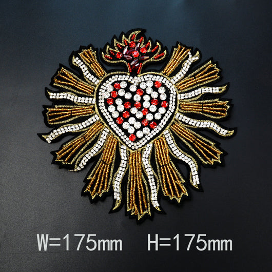 Parches Adhesivos de Corazón Cross Industrial Grande - Image 4