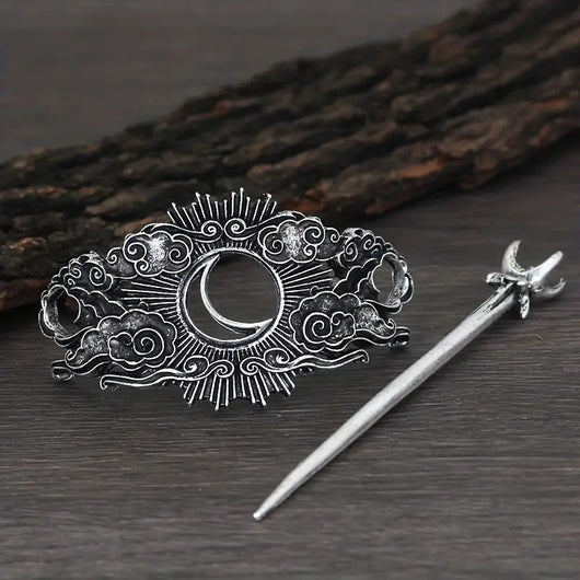 Broches Vikingos para Mujer de Aleación | Diseños de Animal, Luna y Nube - Image 16