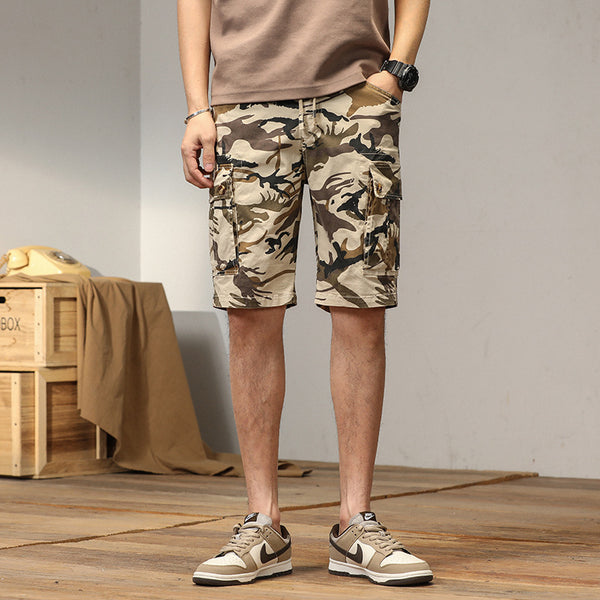 Shorts Cargo Retro Sueltos para Hombre con Múltiples Bolsillos - Image 6