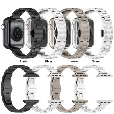 Correa de Reloj Inteligente en Titanio - Compatible con iWatch - Image 3