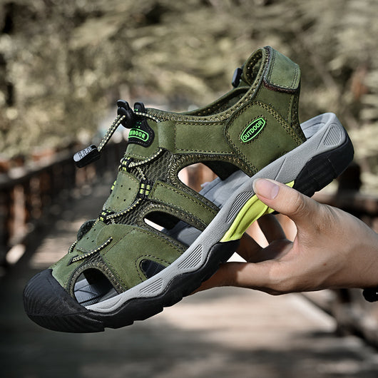 Sandalias de Cuero Auténtico para Playa y Uso Casual - Image 3