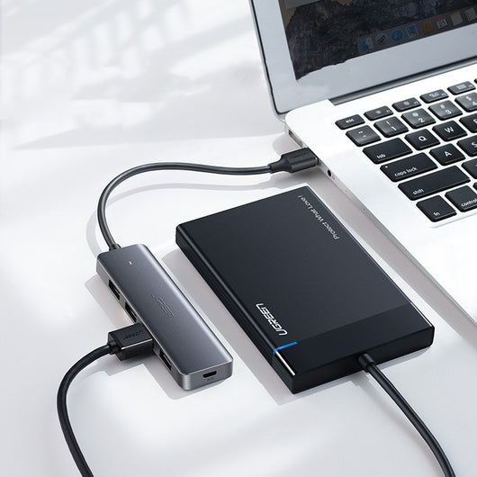 Hub Divisor USB 4 Puertos Alta Velocidad con Puerto de Alimentación - Image 9