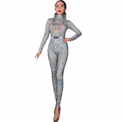 Traje de Presentación Ajustado con Strass para Mujer - Image 3
