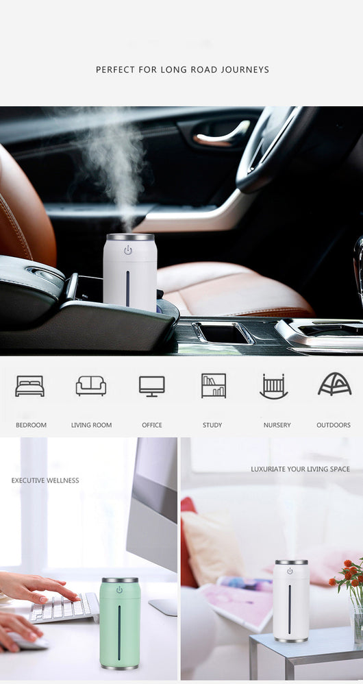Difusor de Aroma USB 220ML para Auto - Humidificador Portátil Mini - Image 12
