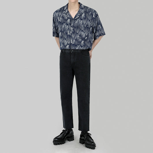 Camisa Estampada Floral para Hombre de Manga Corta - Image 18