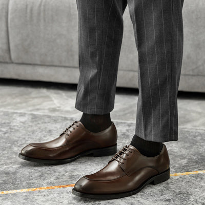 Zapatos de Cuero Puntiagudos Hechos a Mano Estilo Británico para Hombre - Image 10