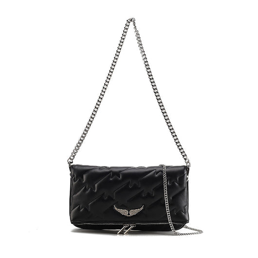 Bolso de Hombro Crossbody con Cadena y Bordado para Mujer - Image 12