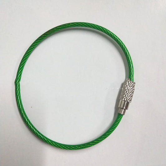 Etiquetador de Acero Inoxidable Recubierto con Anillo de Alambre