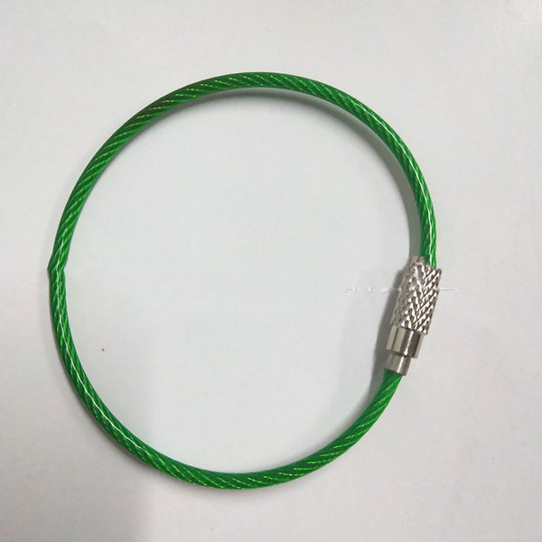 Etiquetador de Acero Inoxidable Recubierto con Anillo de Alambre