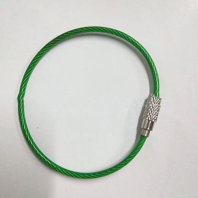 Etiquetador de Acero Inoxidable Recubierto con Anillo de Alambre