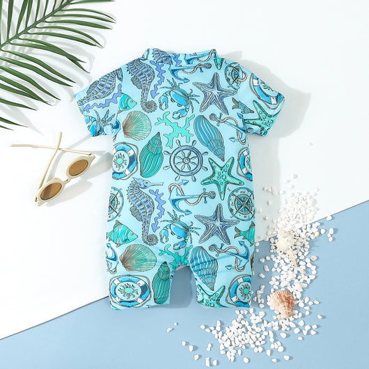 Enterizo de Baño Infantil Estampado para Verano - Image 47