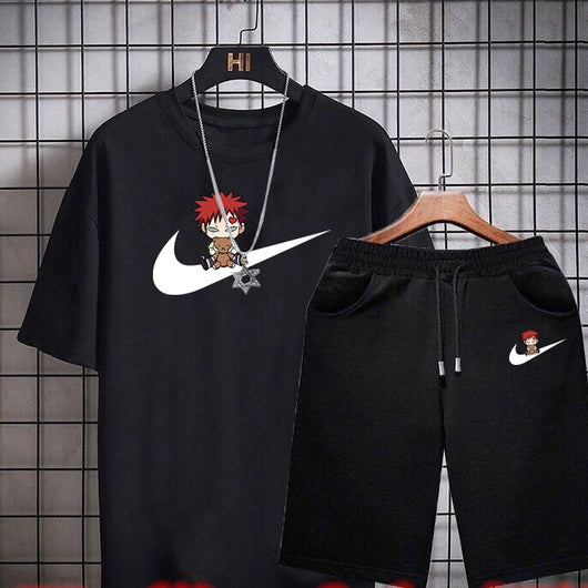 Conjunto Casual de Dos Piezas para Hombre: Playera y Shorts de Tendencia Coreana - Image 27