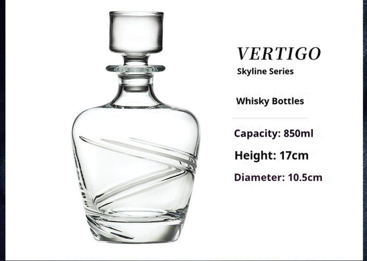 Botella de Whiskey de Cristal Grabada a Mano - Image 14