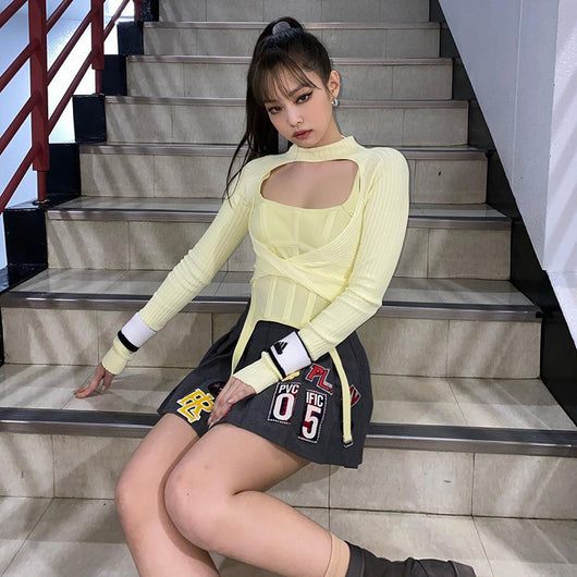 Blusa Ajustada de Manga Larga para Mujer - Image 11
