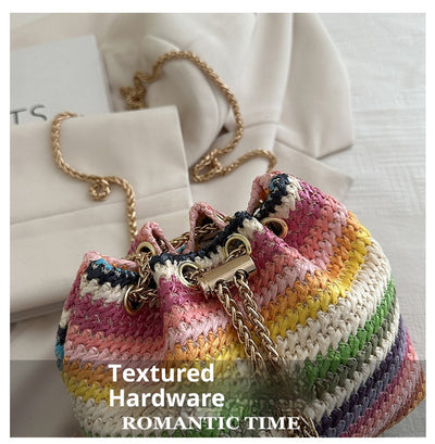 Bolsa de Playa Diamond con Cadena - Bolso Bandolera y Hombro para Mujer - Image 17