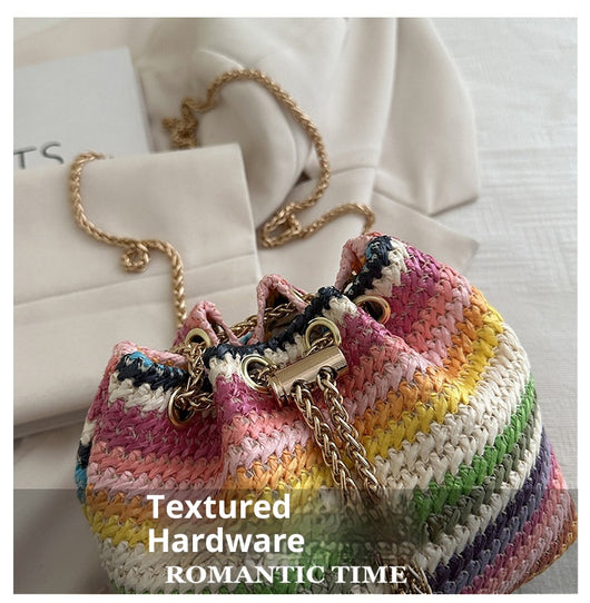 Bolsa de Playa Diamond con Cadena - Bolso Bandolera y Hombro para Mujer - Image 17